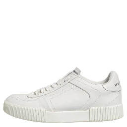 White MIAMI Calf Low Top Men Sneakers  Shoes