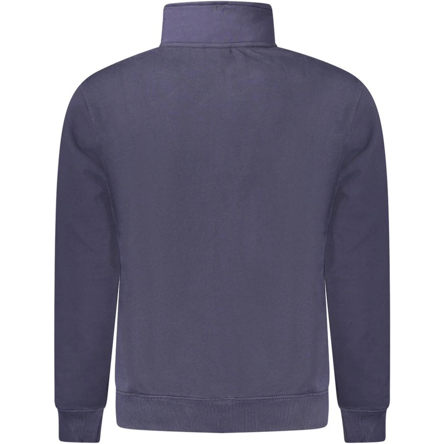 Blue Cotton Men Sweater