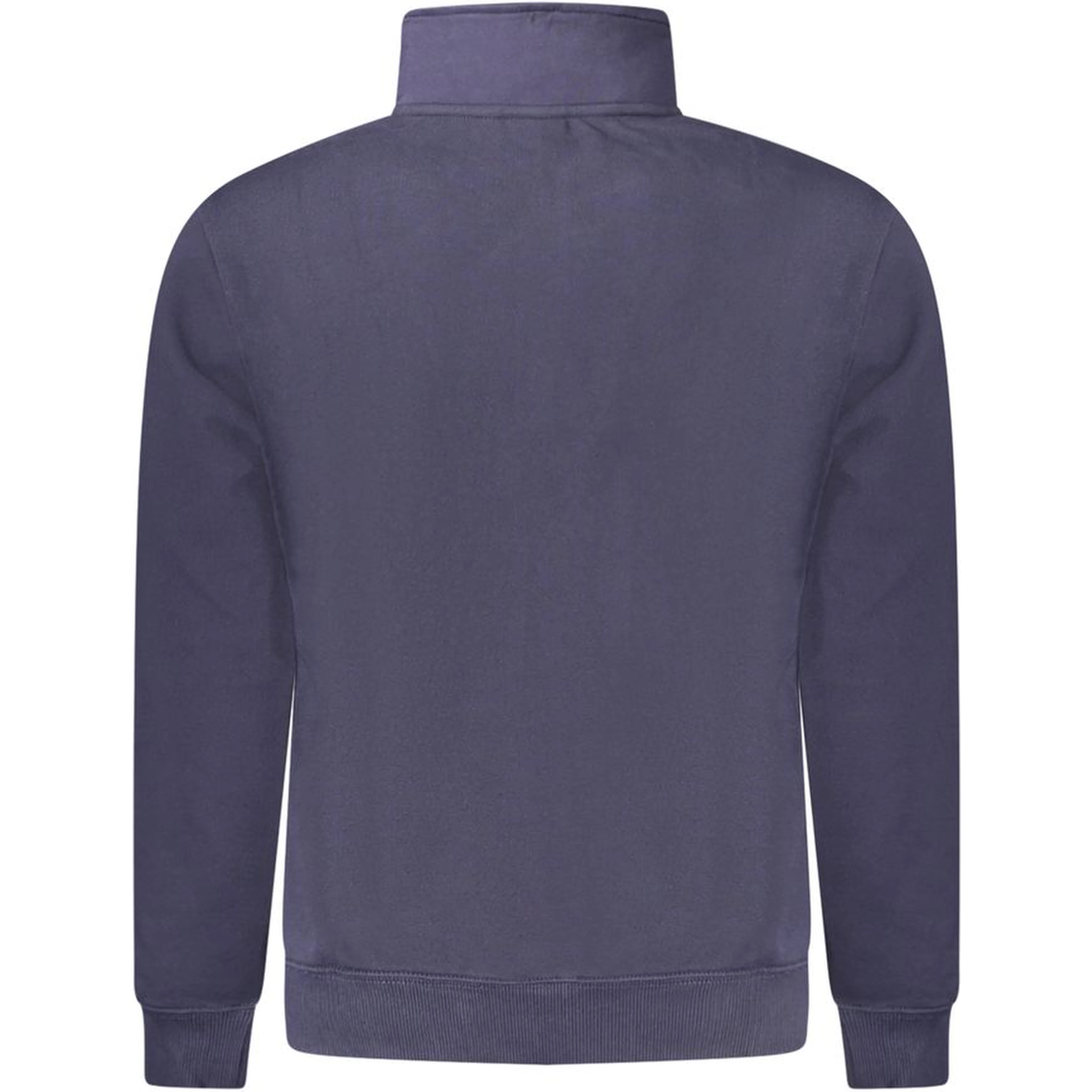 Blue Cotton Men Sweater