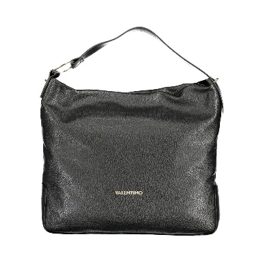Black Polyethylene Women Handbag