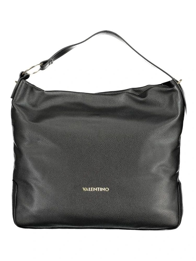 Black Polyethylene Women Handbag
