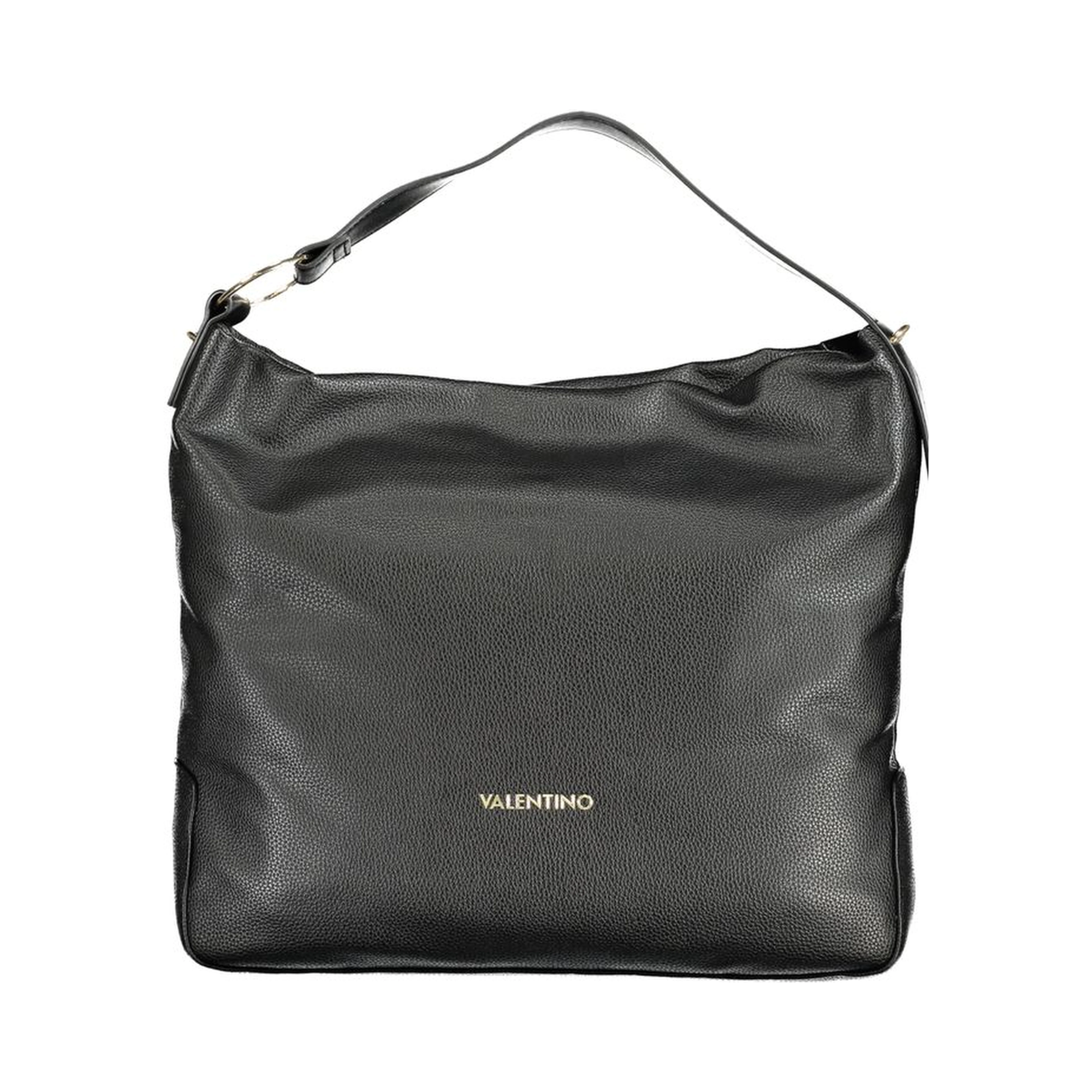 Black Polyethylene Women Handbag
