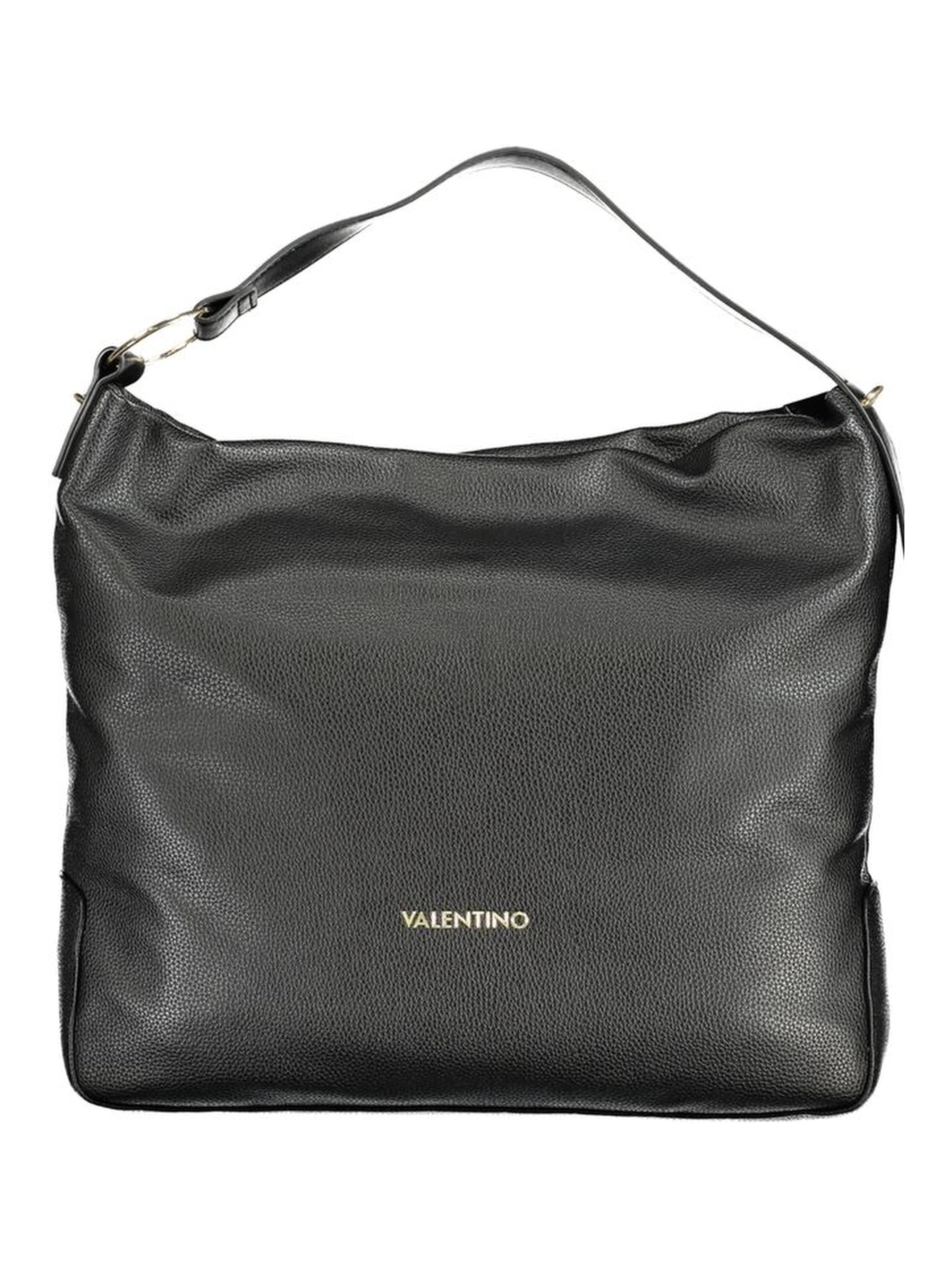 Black Polyethylene Women Handbag
