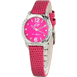 ساعة يد جلدية متعددة الألوان