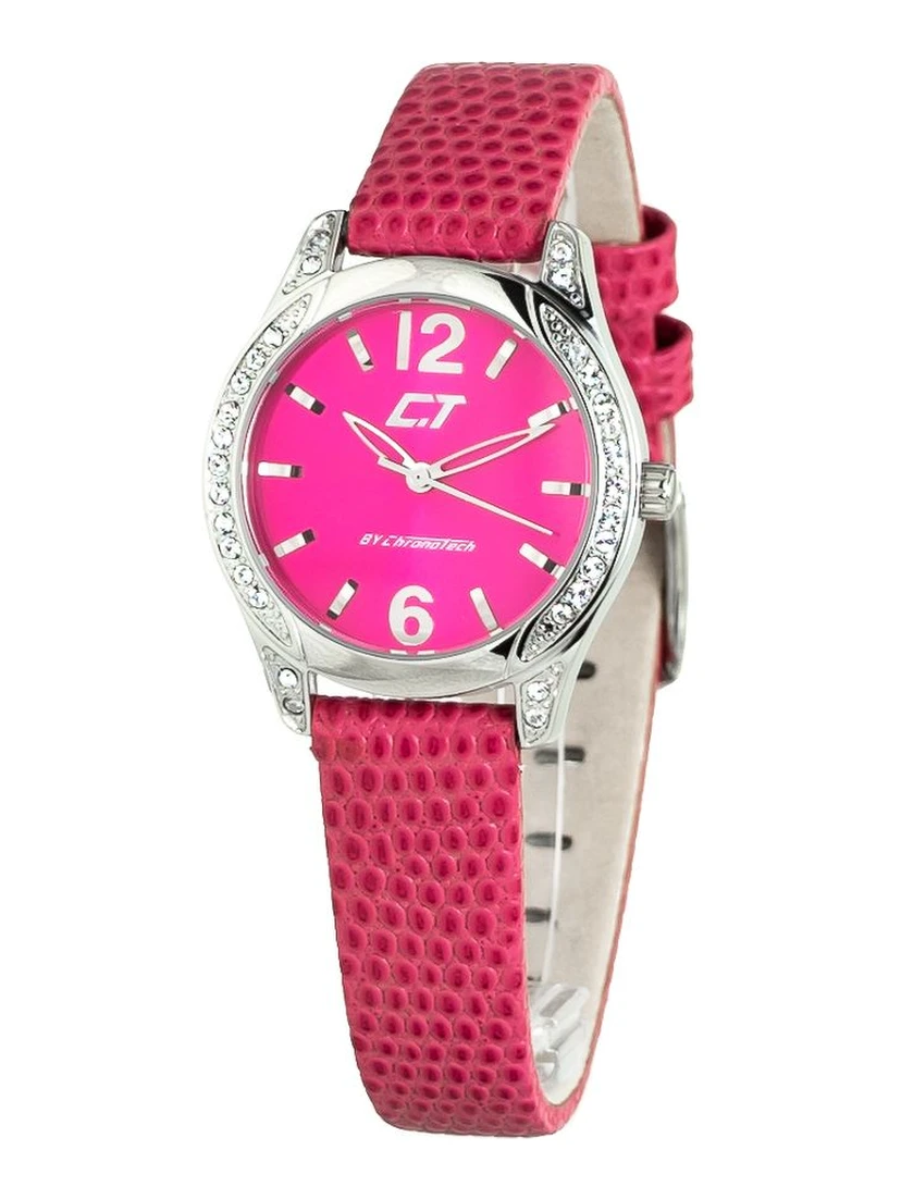 ساعة يد جلدية متعددة الألوان