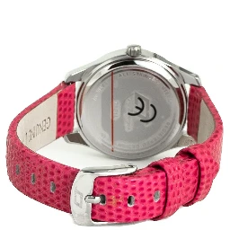 ساعة يد جلدية متعددة الألوان