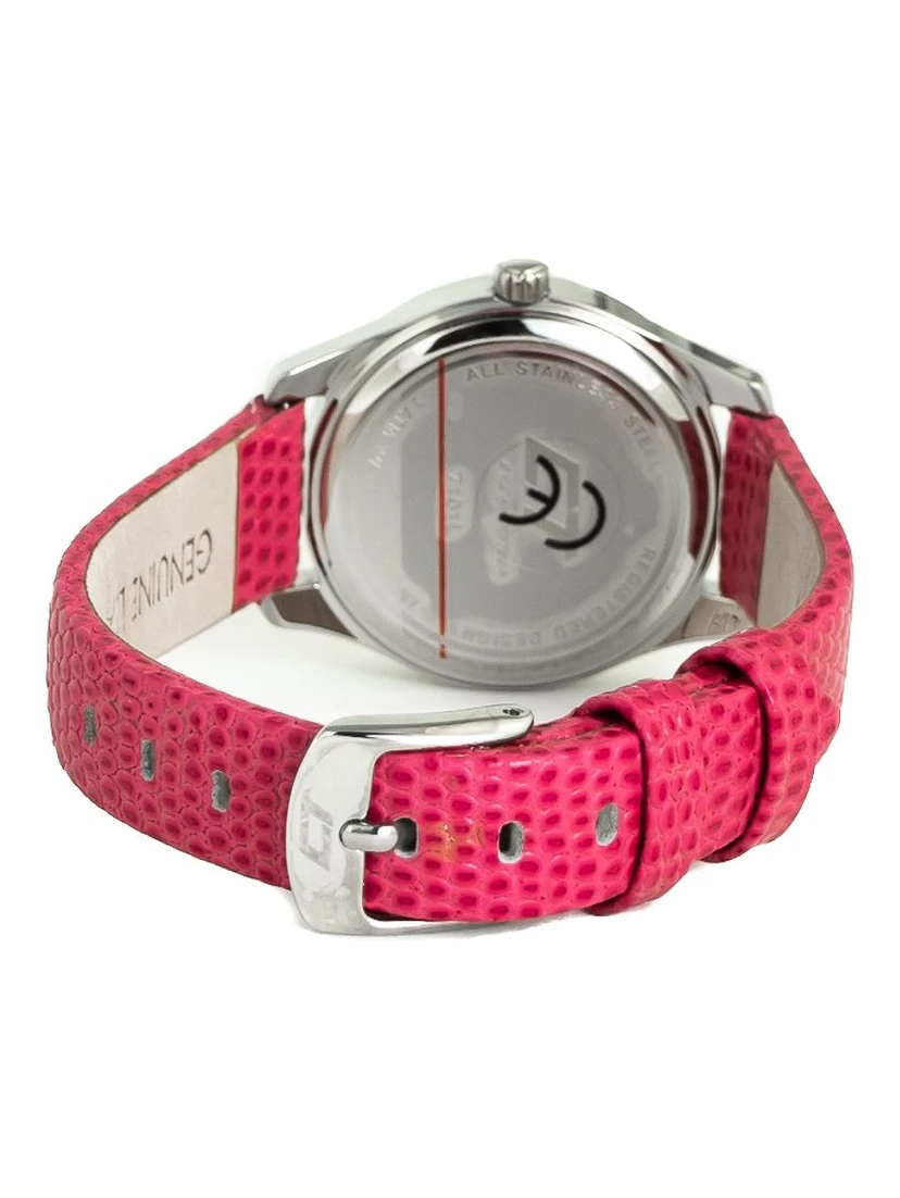 ساعة يد جلدية متعددة الألوان