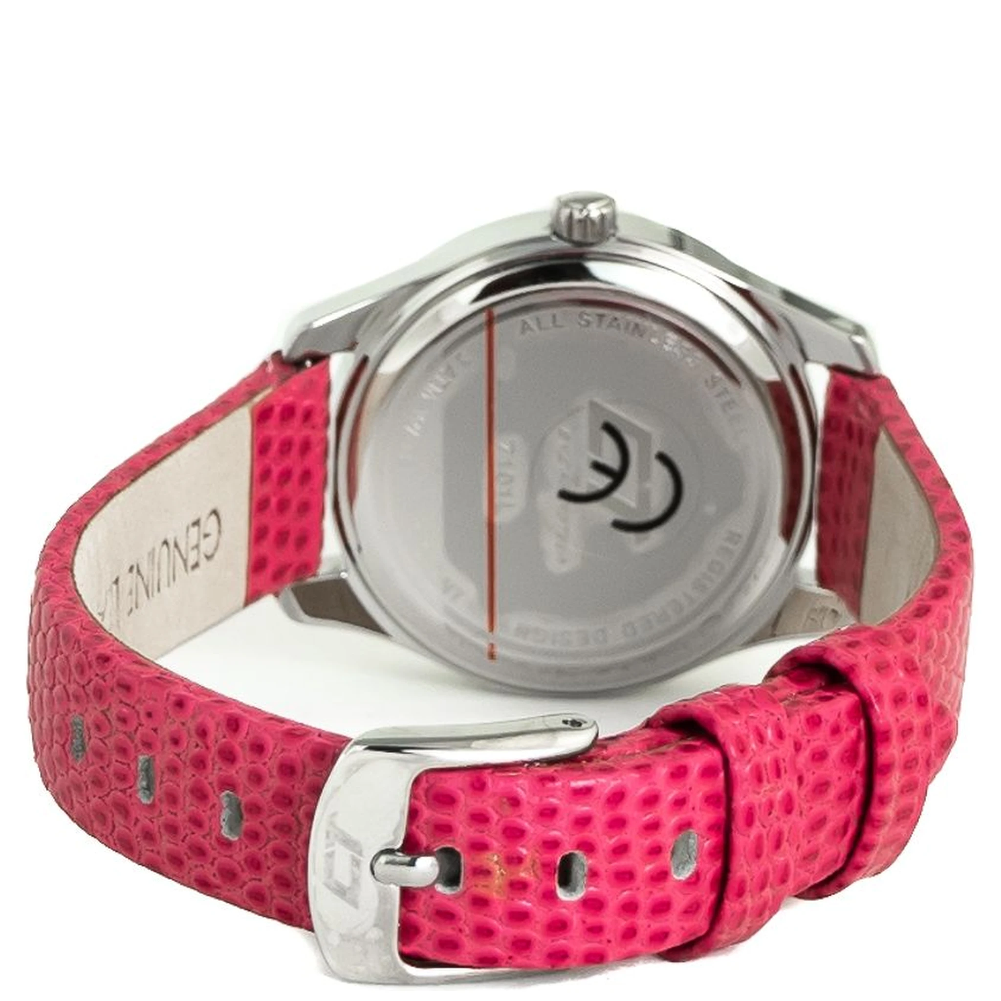 ساعة يد جلدية متعددة الألوان