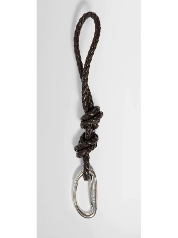 "Intreccio" key ring with drop hook