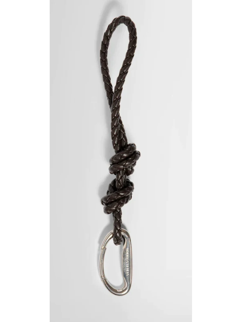 "Intreccio" key ring with drop hook