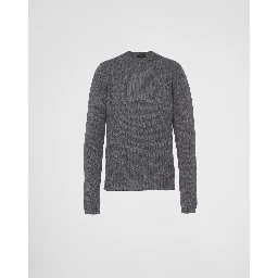 Crewneck sweater in cashmere