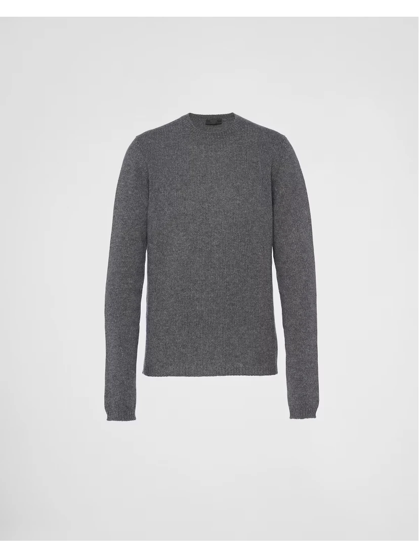 Crewneck sweater in cashmere