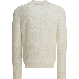 Cashmere polo sweater