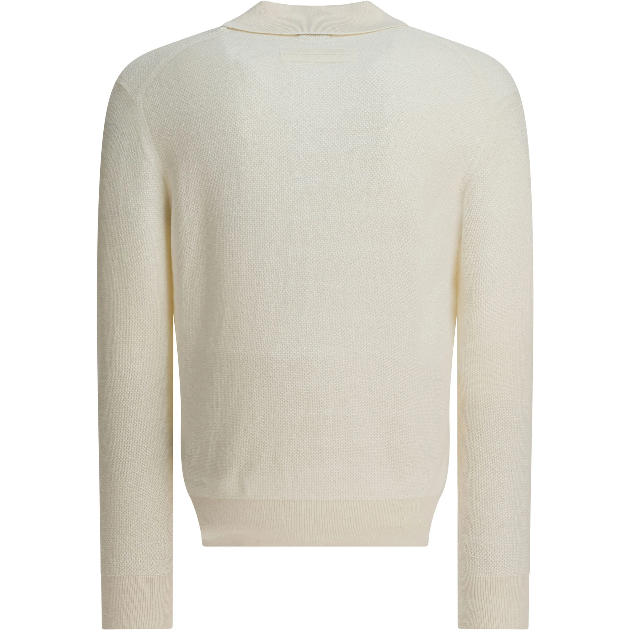 Cashmere polo sweater