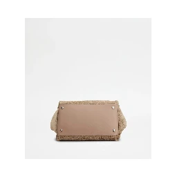 Handbag in suede