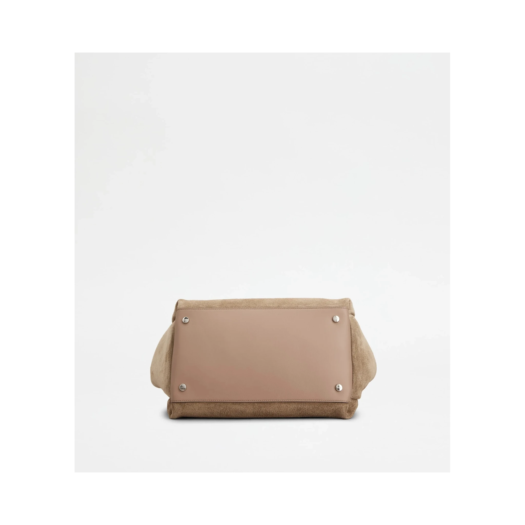Handbag in suede