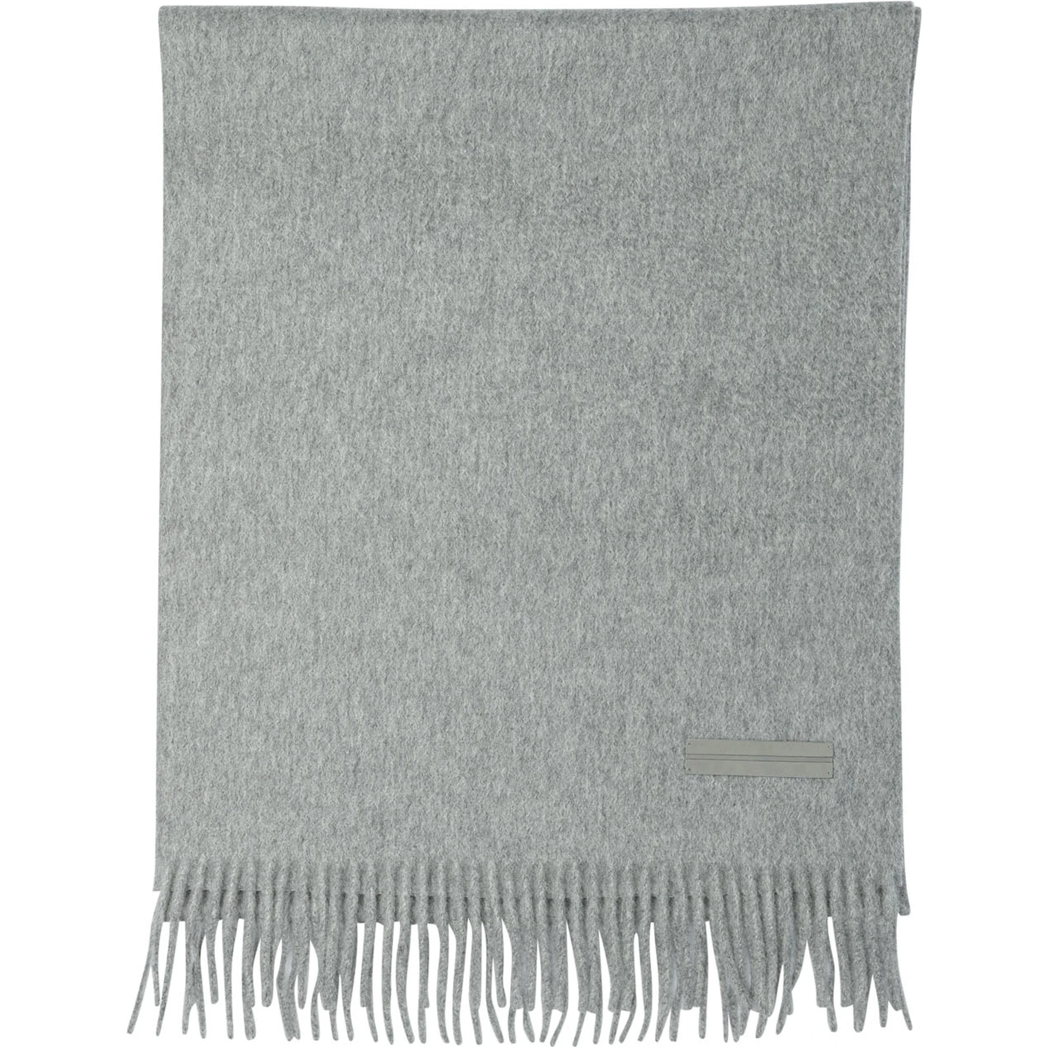 Cashmere fringed scarf