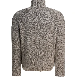 Cashmere and wool turtleneck