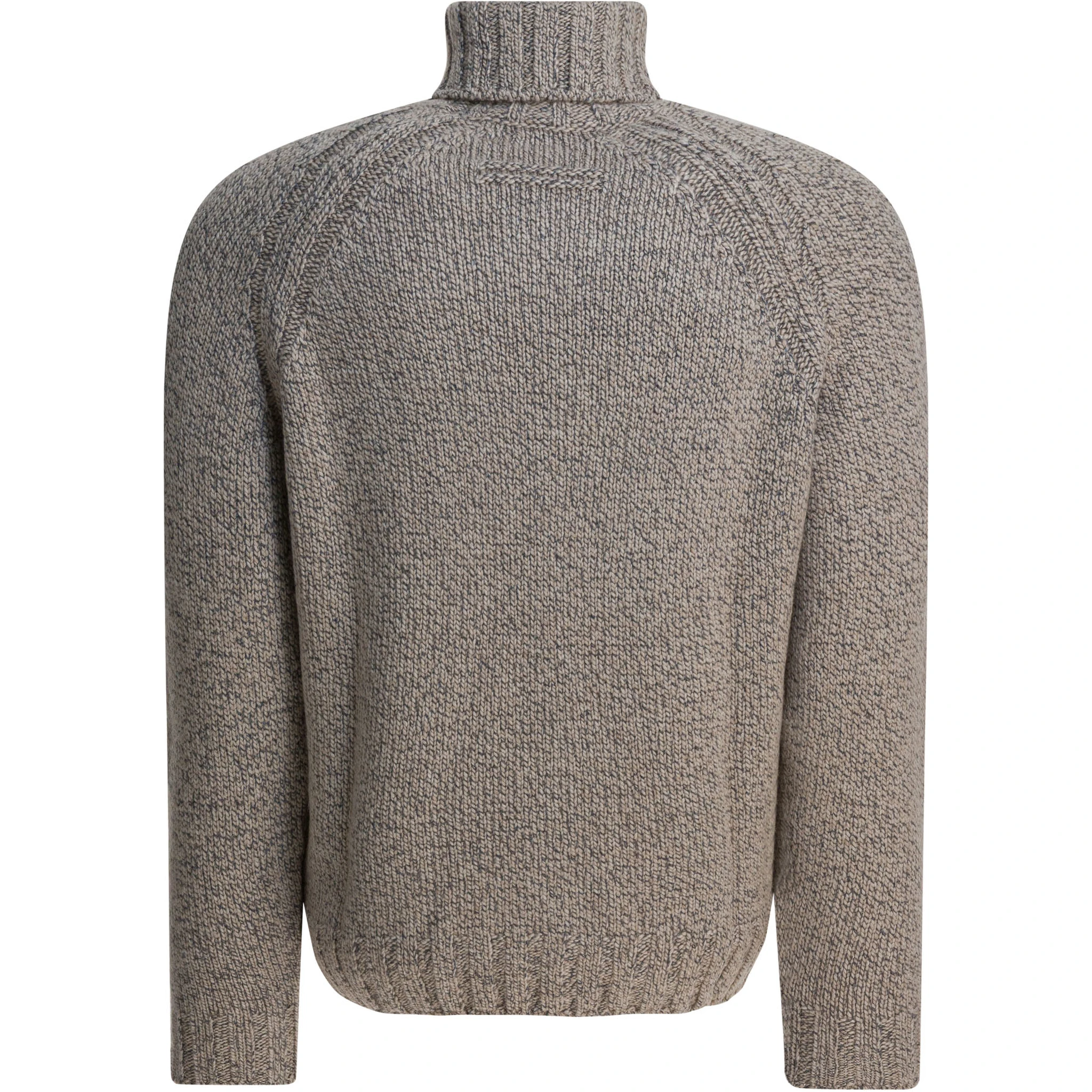 Cashmere and wool turtleneck