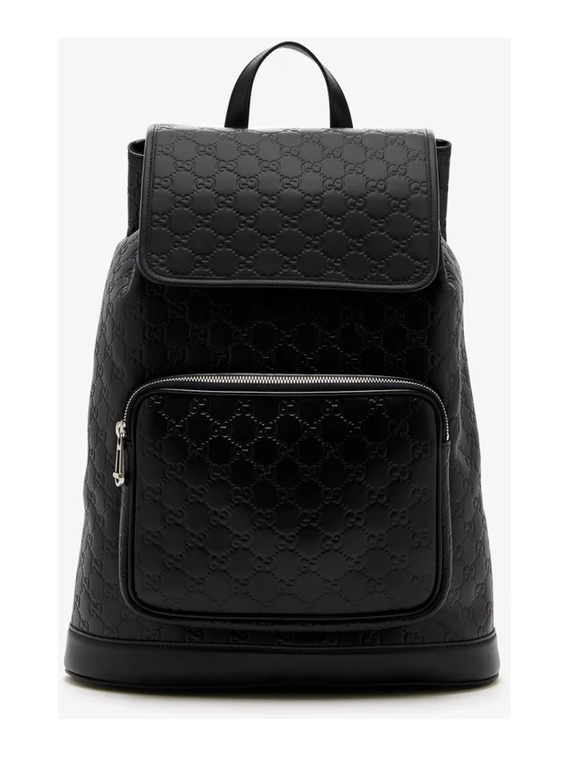 "GG Emblem" leather backpack