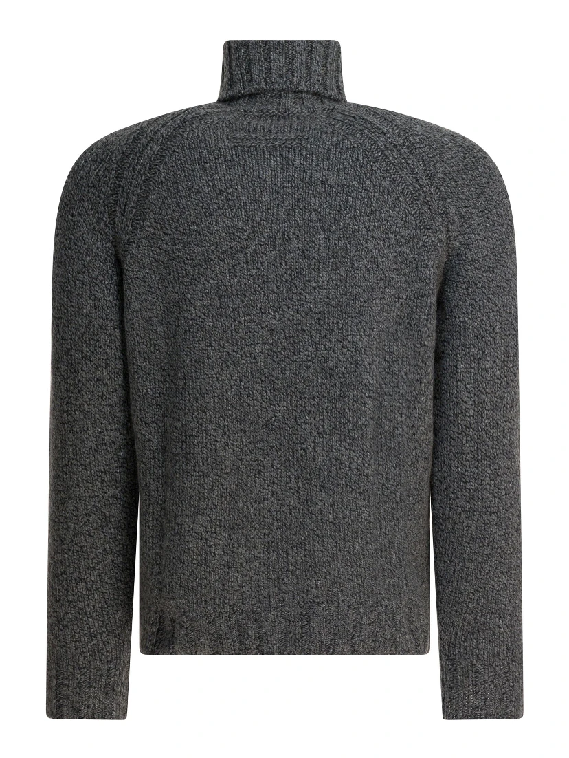 Cashmere and wool turtleneck