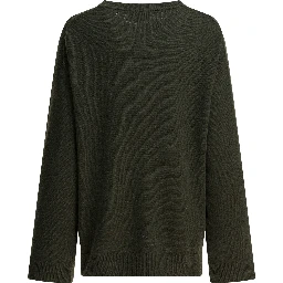 Wool-blend crew-neck sweater