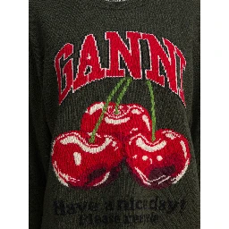 Wool-blend crew-neck sweater