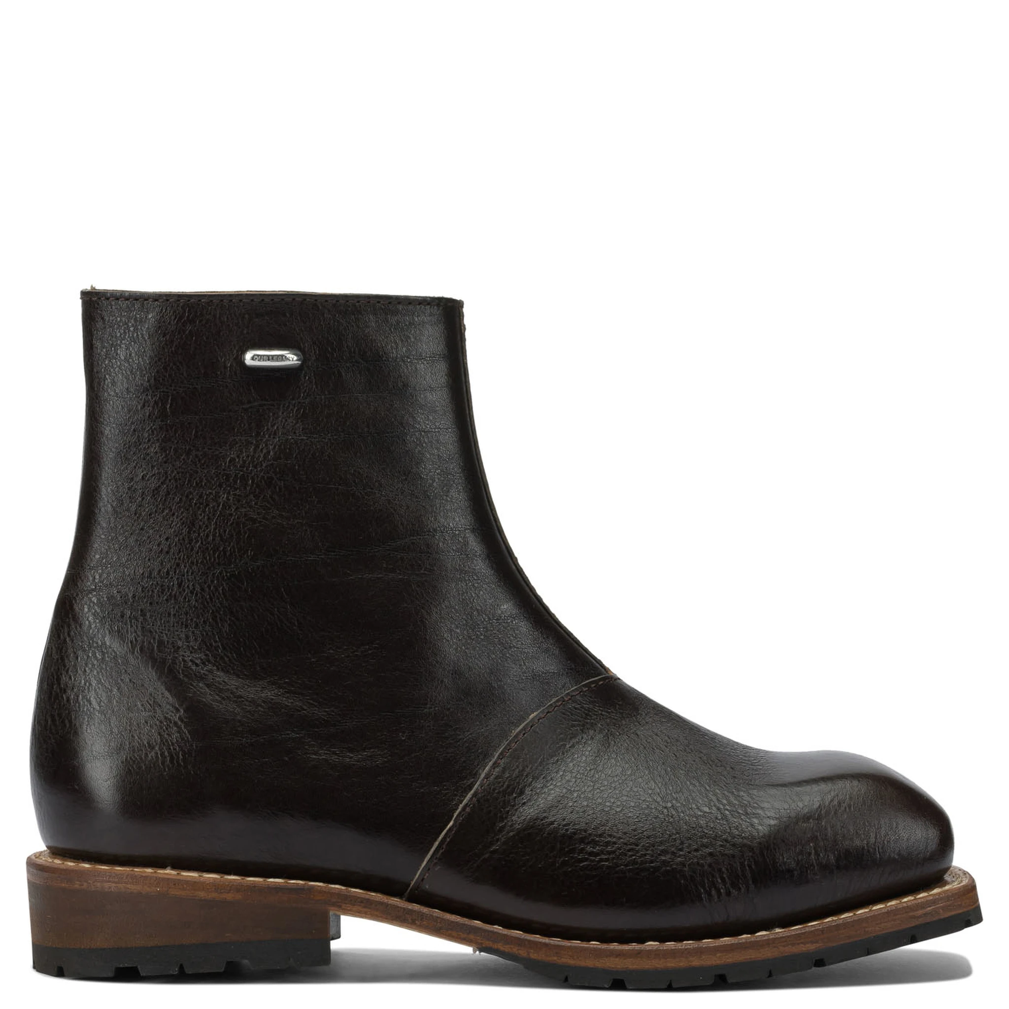 "Engine" zippered ankle boots