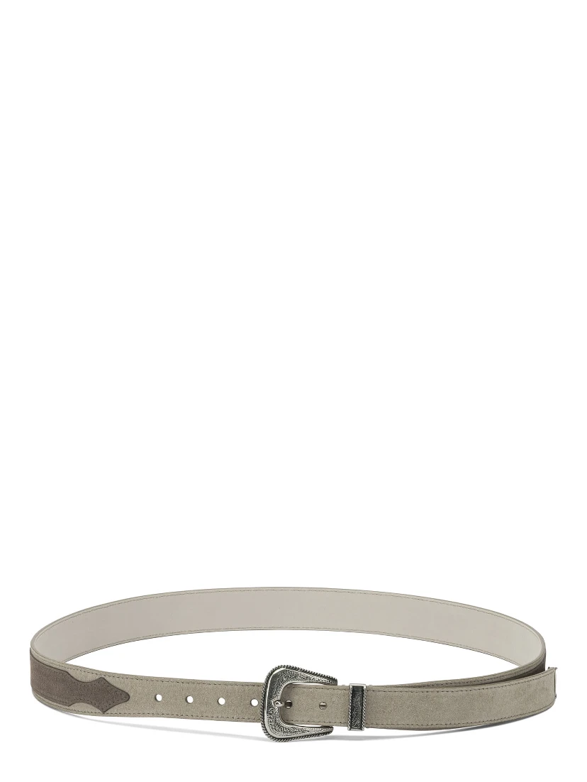 Leather western belt