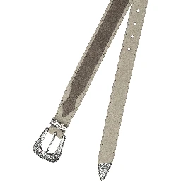 Leather western belt