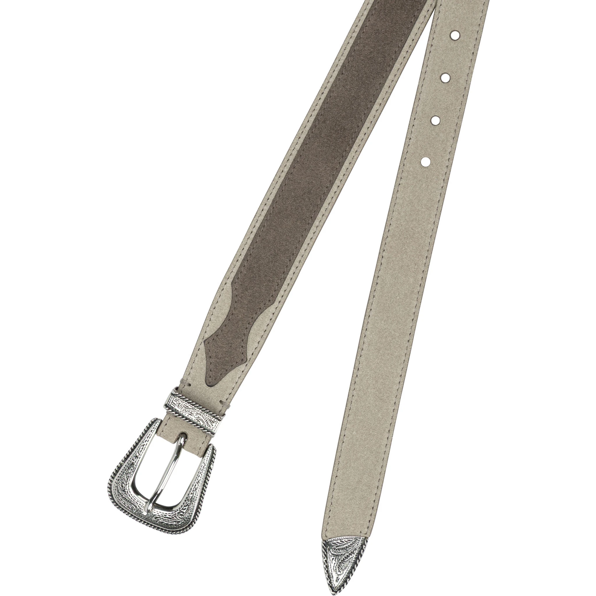 Leather western belt