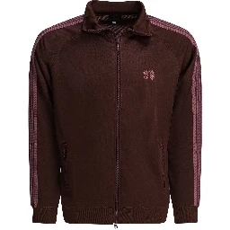 "Poly Smooth" zippered sweatshirt