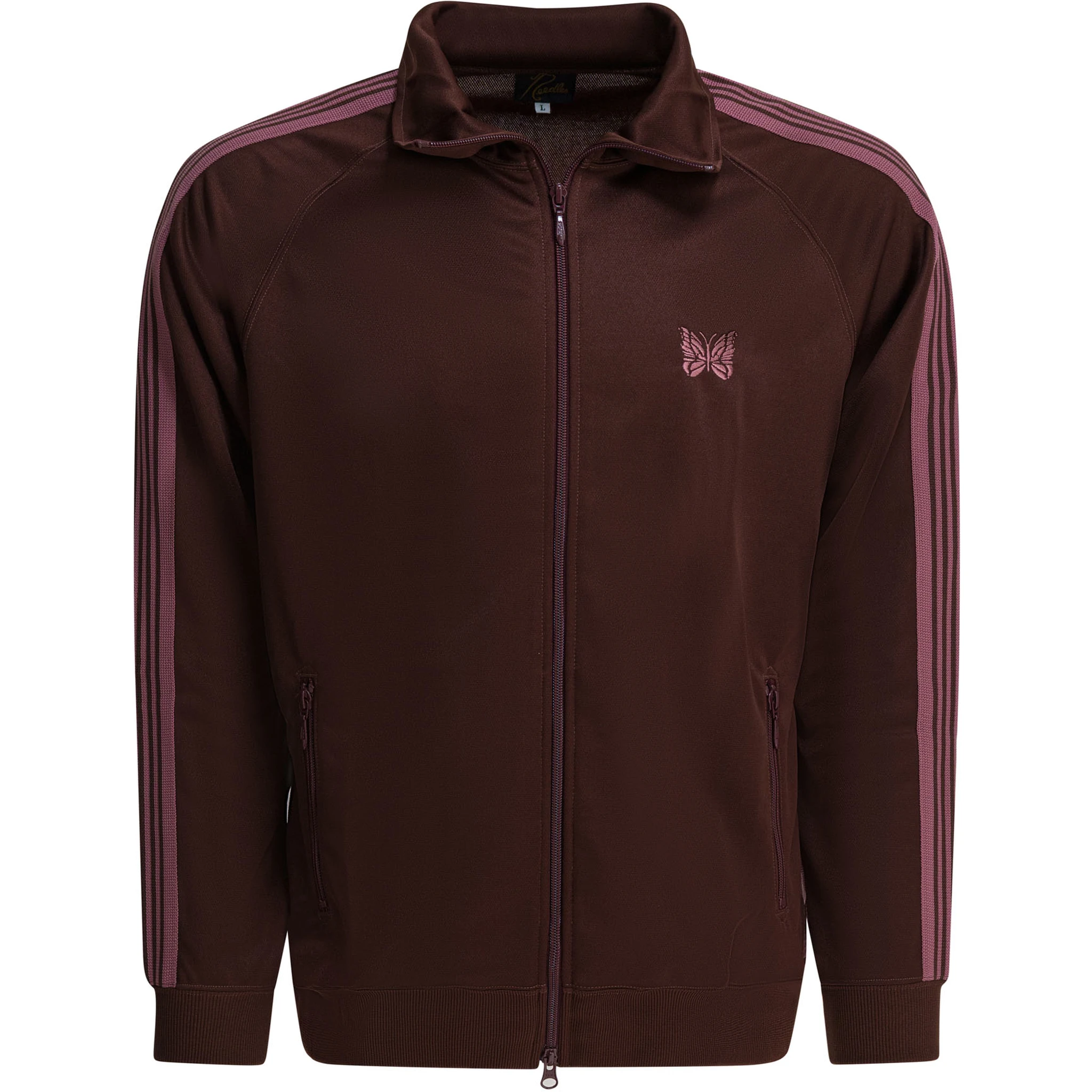 "Poly Smooth" zippered sweatshirt