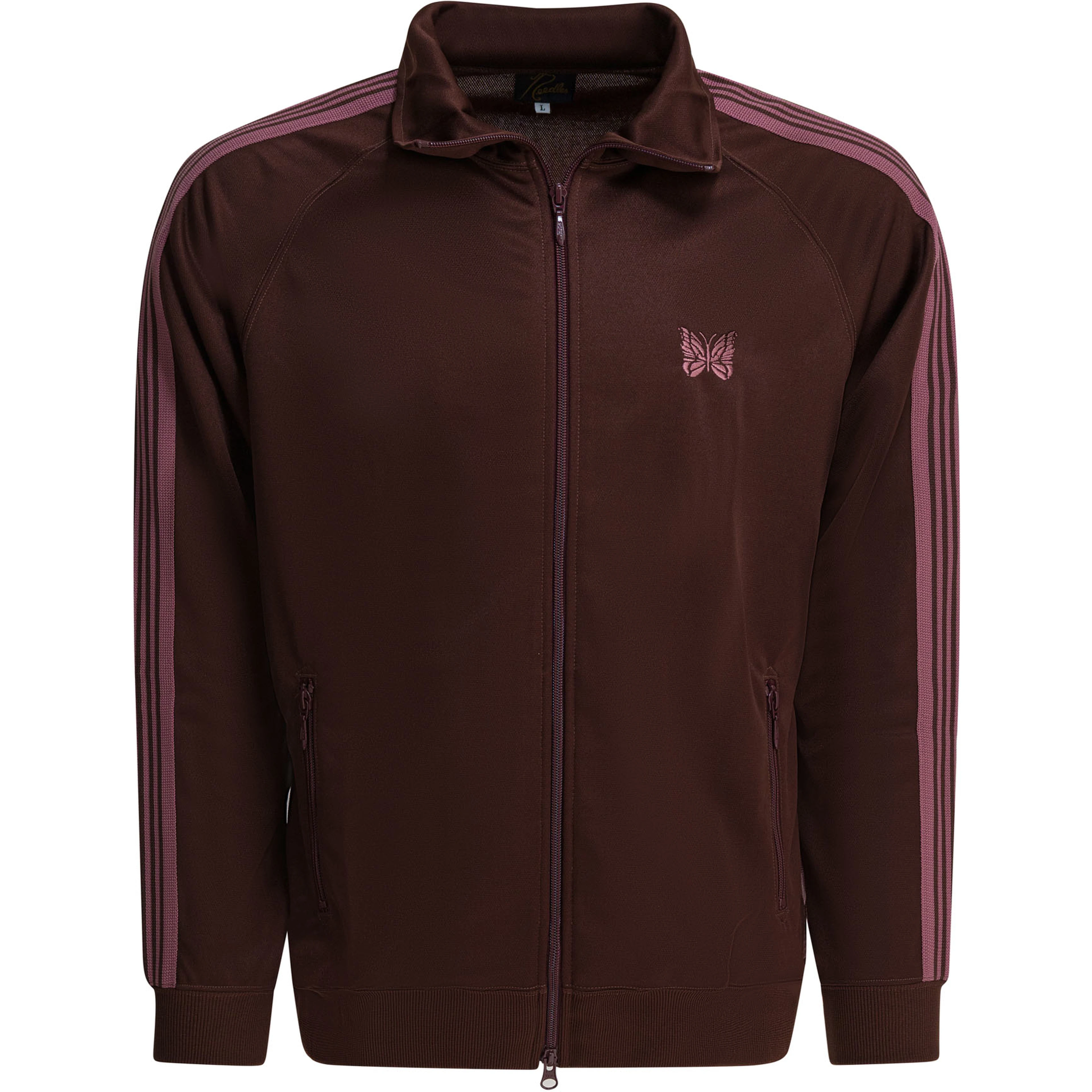 "Poly Smooth" zippered sweatshirt