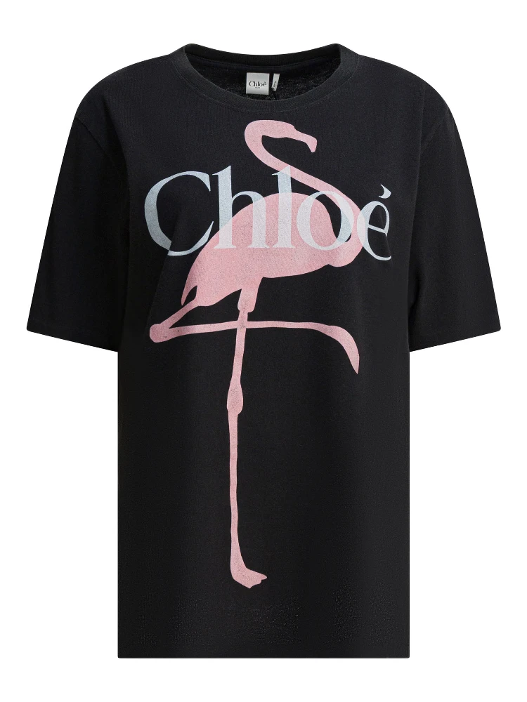 Cotton t-shirt with logo