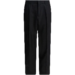 Wool chino pants