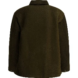 Wool overshirt jacket