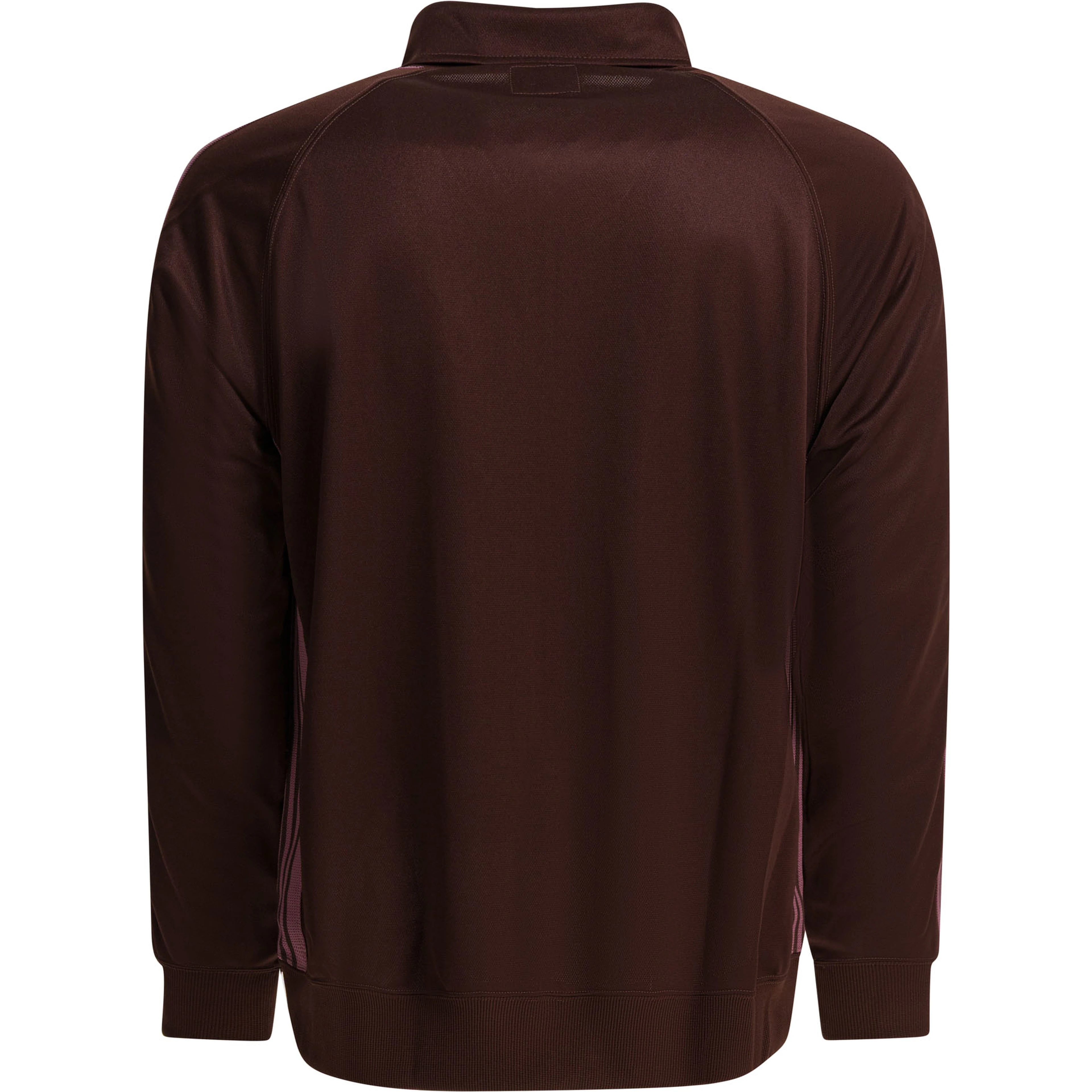 "Poly Smooth" zippered sweatshirt