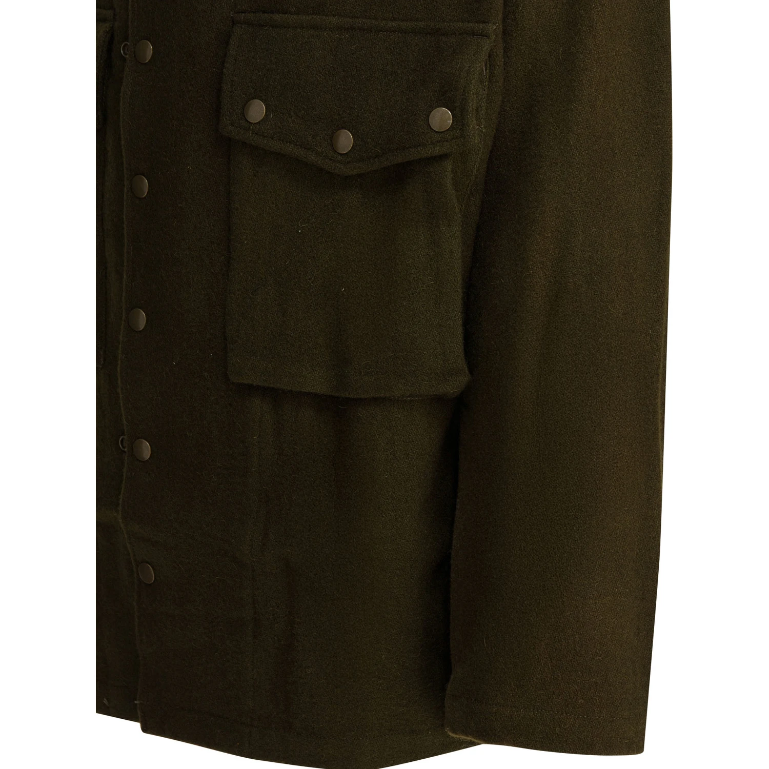Wool overshirt jacket