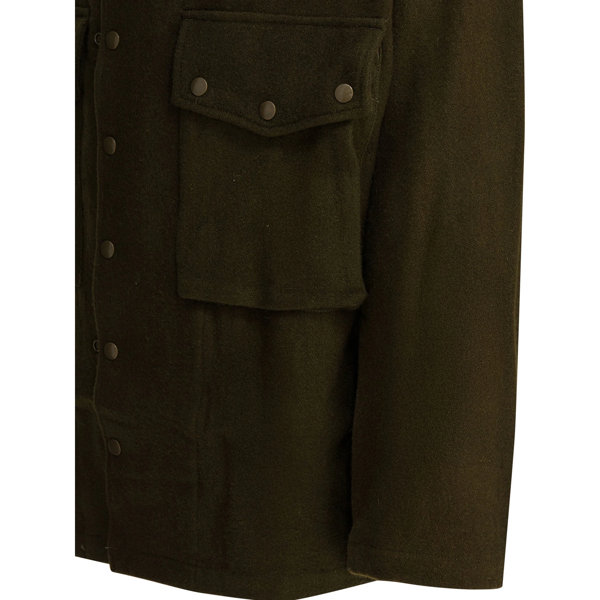 Wool overshirt jacket