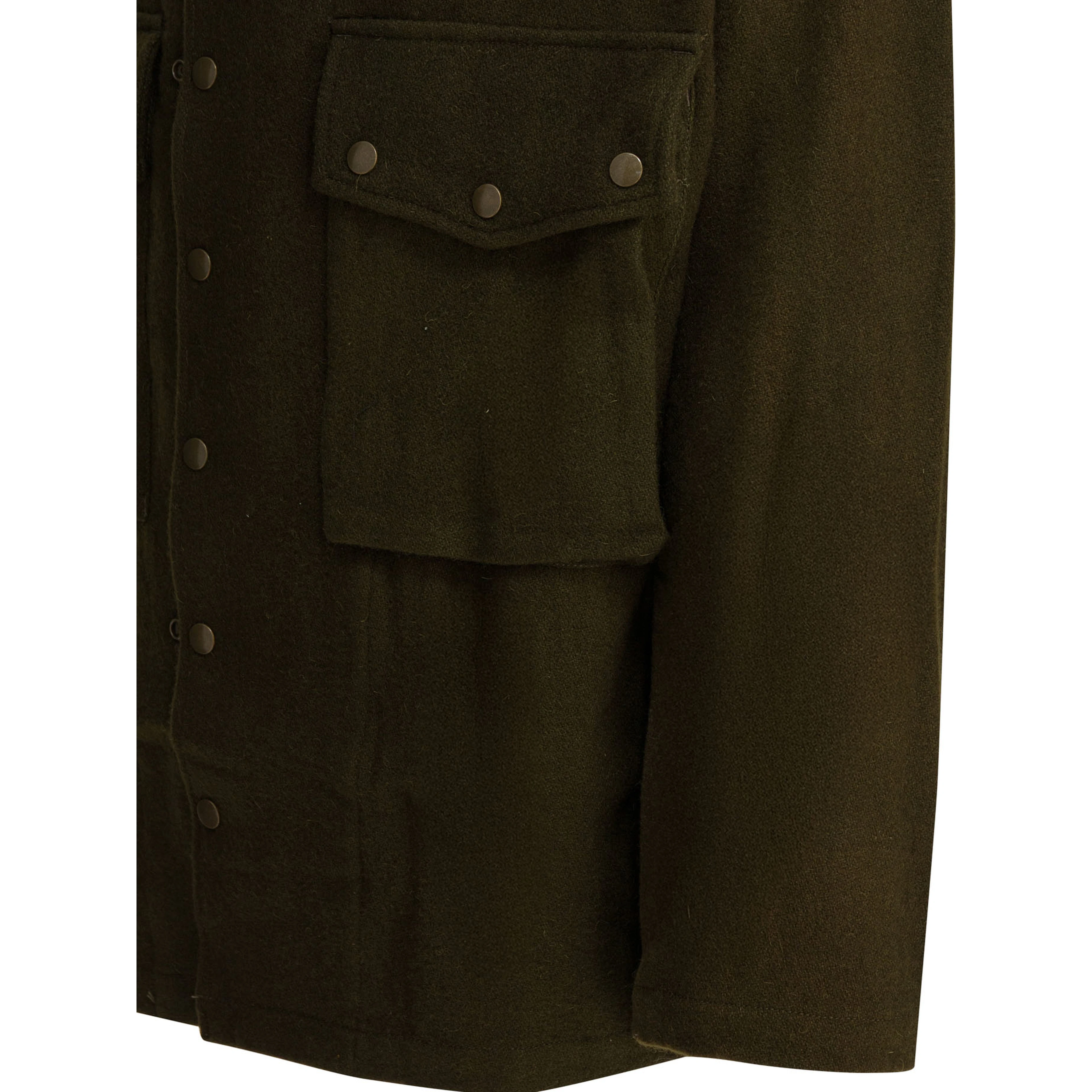 Wool overshirt jacket