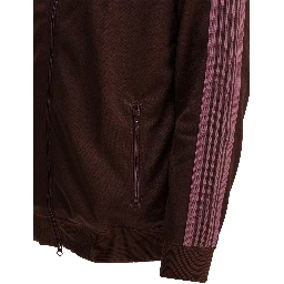 "Poly Smooth" zippered sweatshirt