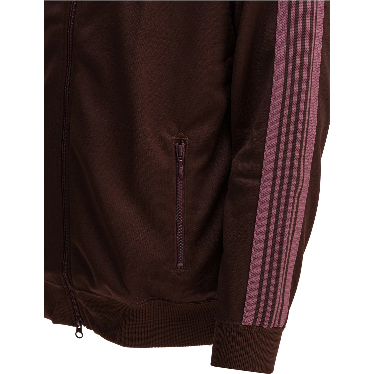 "Poly Smooth" zippered sweatshirt