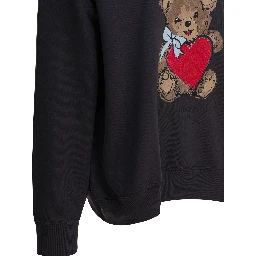 "Bear" embellished crewneck sweatshirt