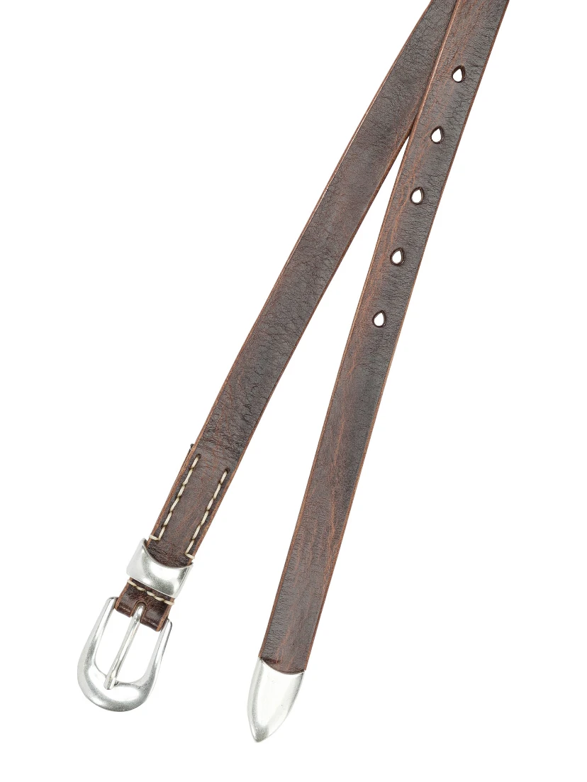 Leather belt