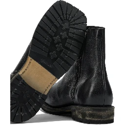 "Engine" zipped ankle boots