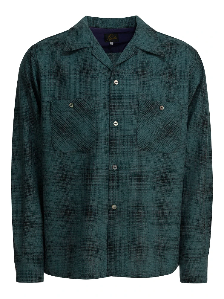 Checked wool "One-Up" shirt