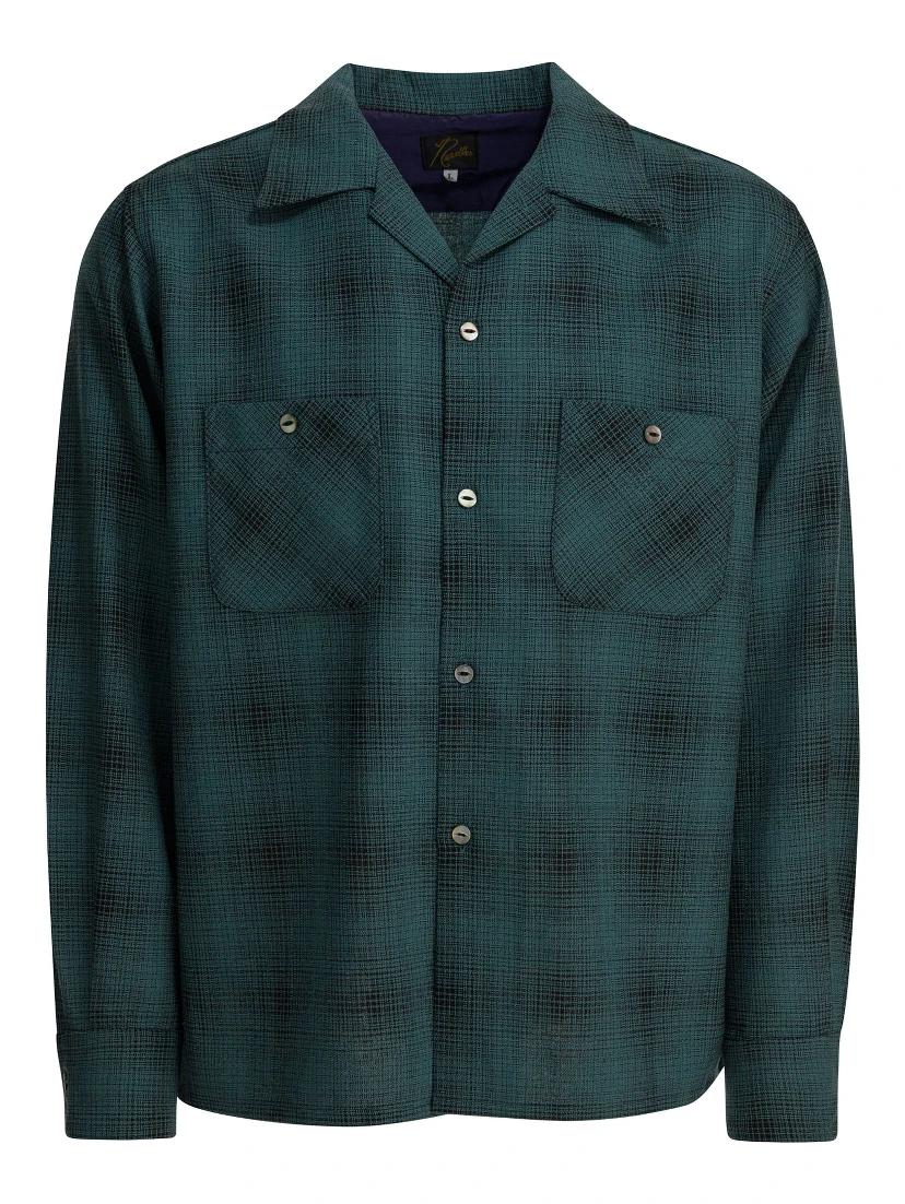 Checked wool "One-Up" shirt