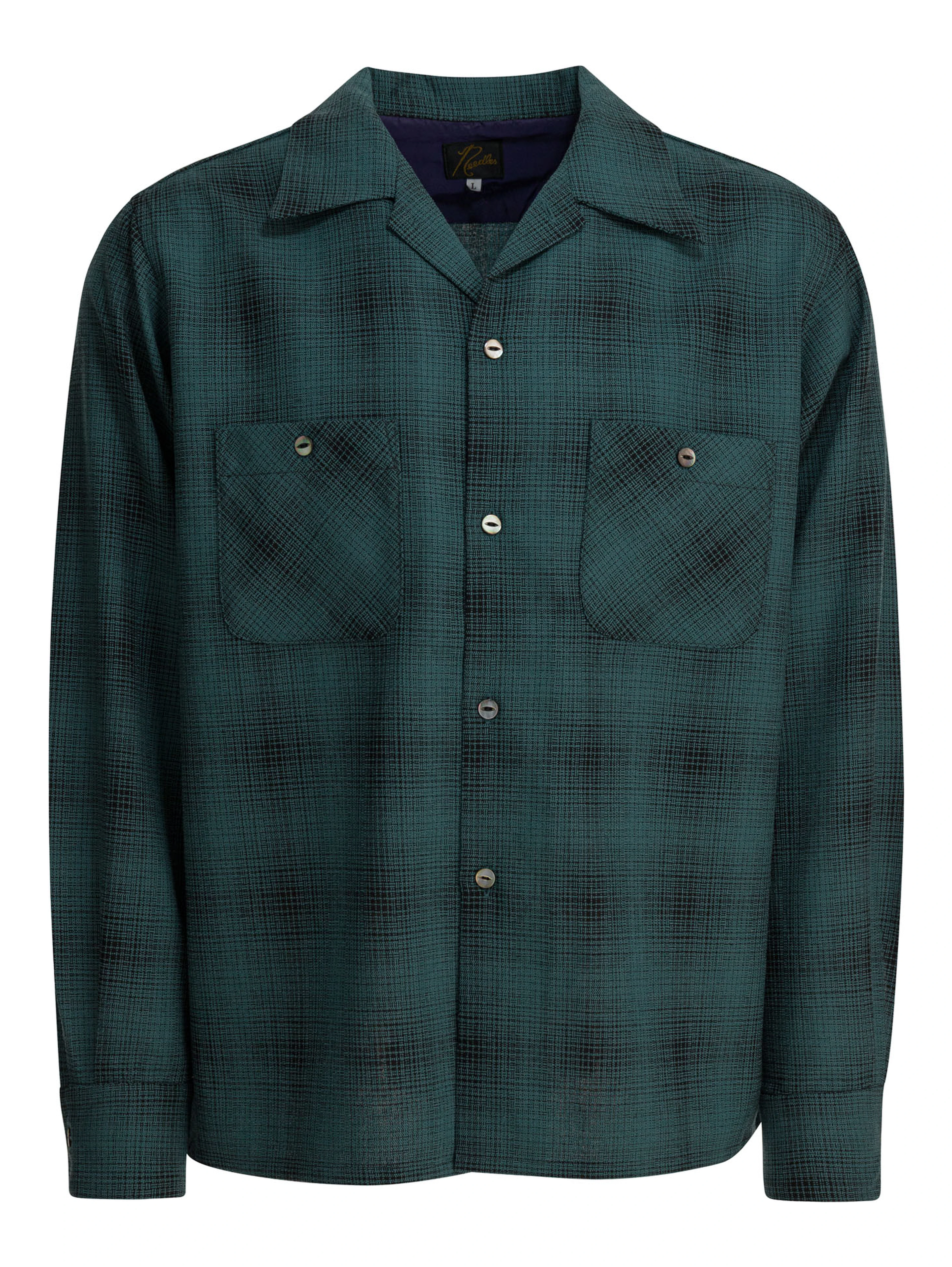 Checked wool "One-Up" shirt