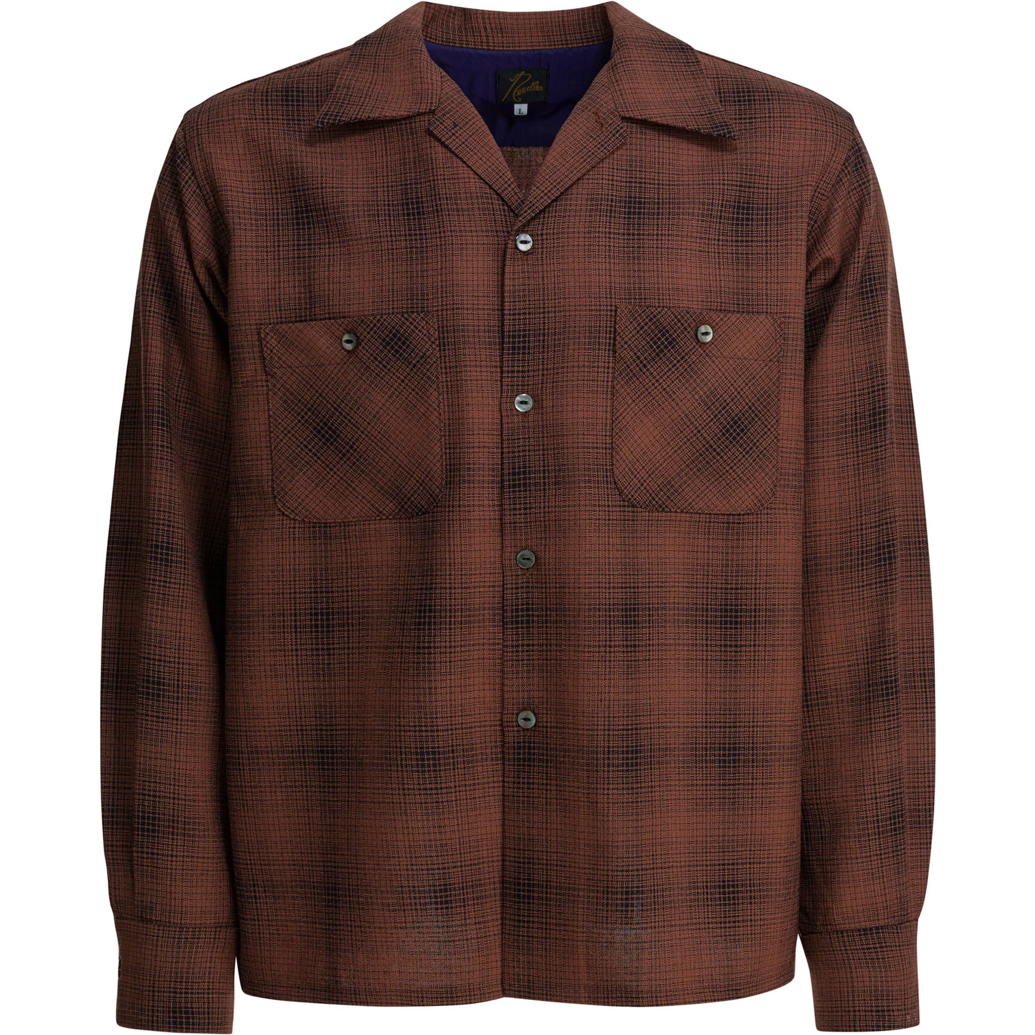 Checked wool "One-Up" shirt